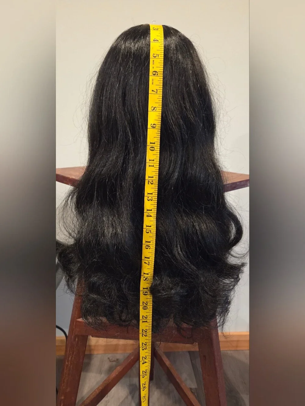 Annabelle Black Long Straight Women's Wig with Bangs